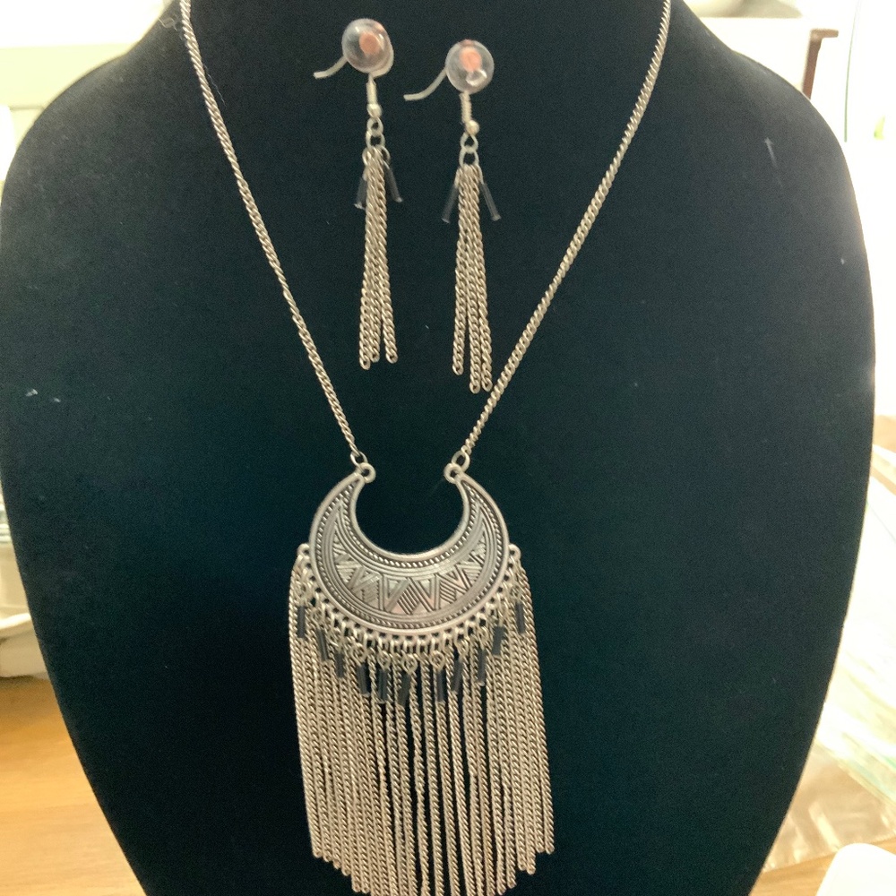 Necklace and Earrings